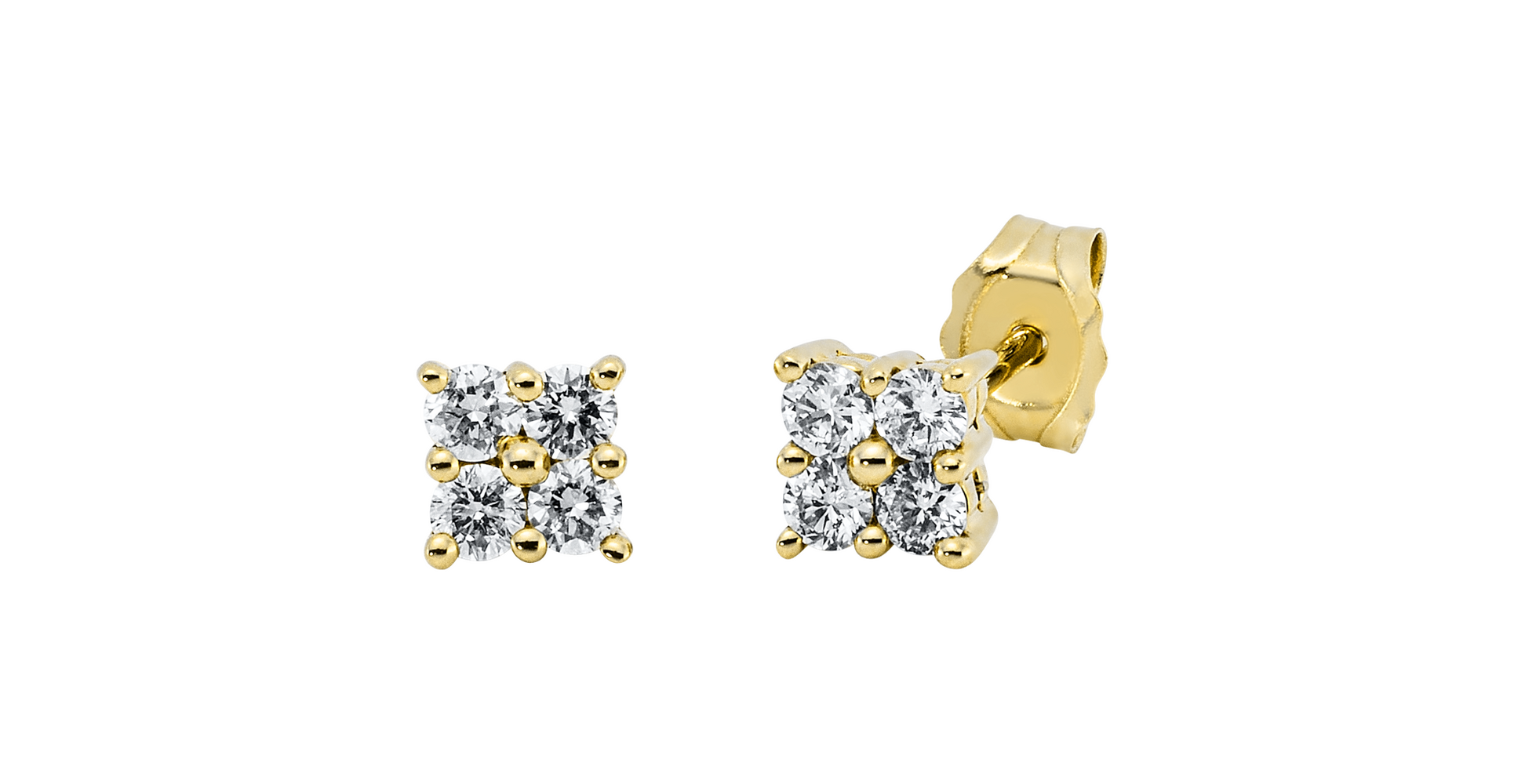 Brogle Classic diamond stud earrings