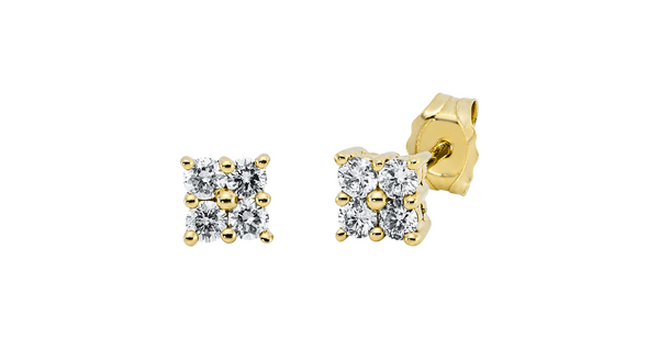 Brogle Classic diamond stud earrings