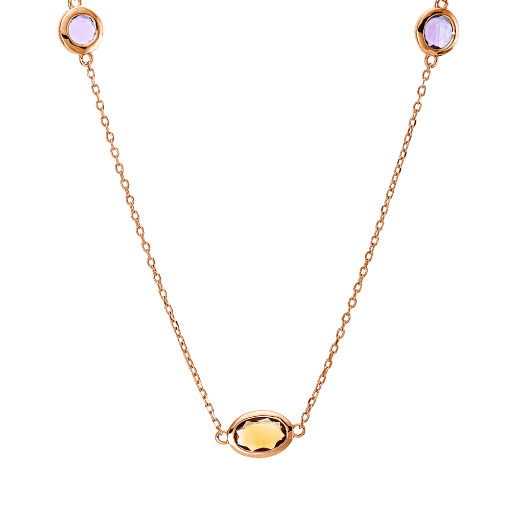 Brogle Classic colored stone necklace Brogle Classic colored stone necklace