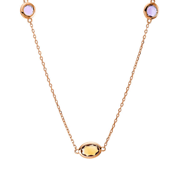 Brogle Classic colored stone necklace Brogle Classic colored stone necklace