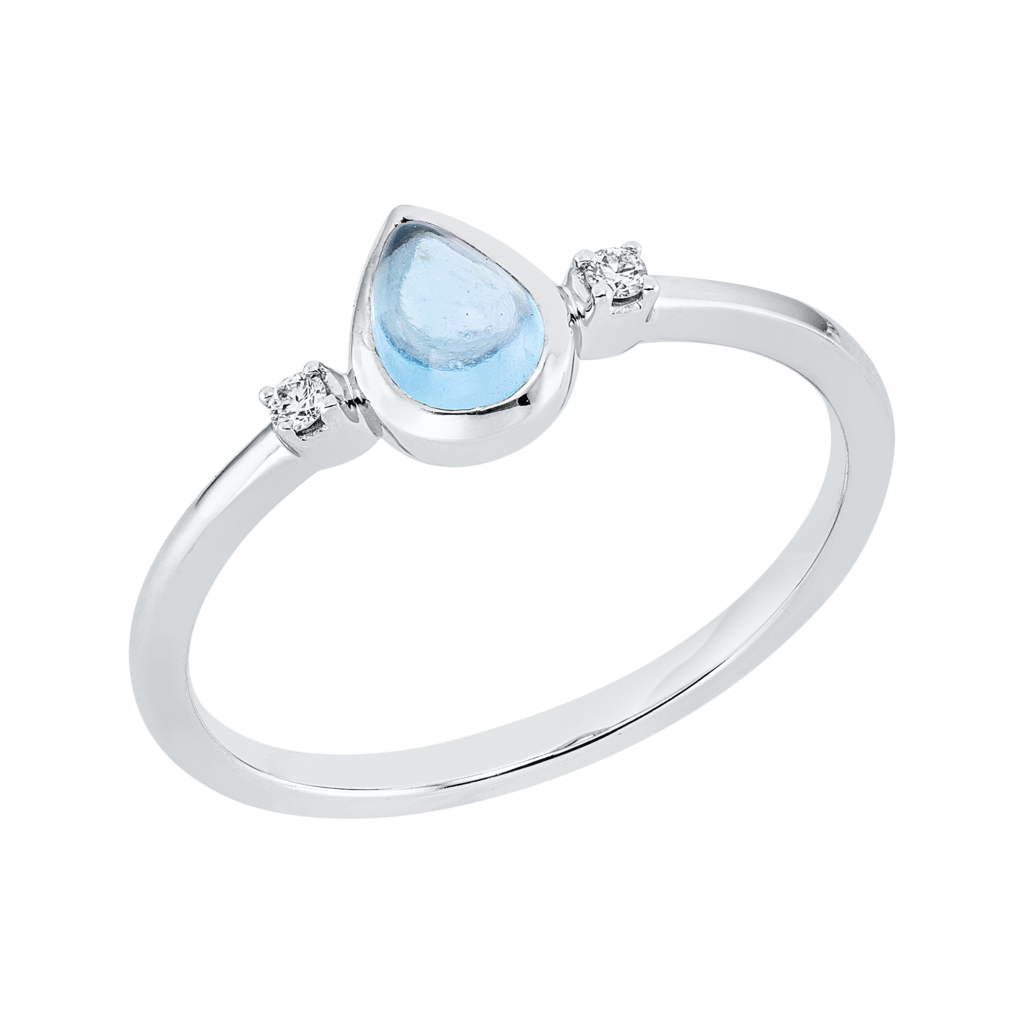 Brogle Classic Sky topaz ring