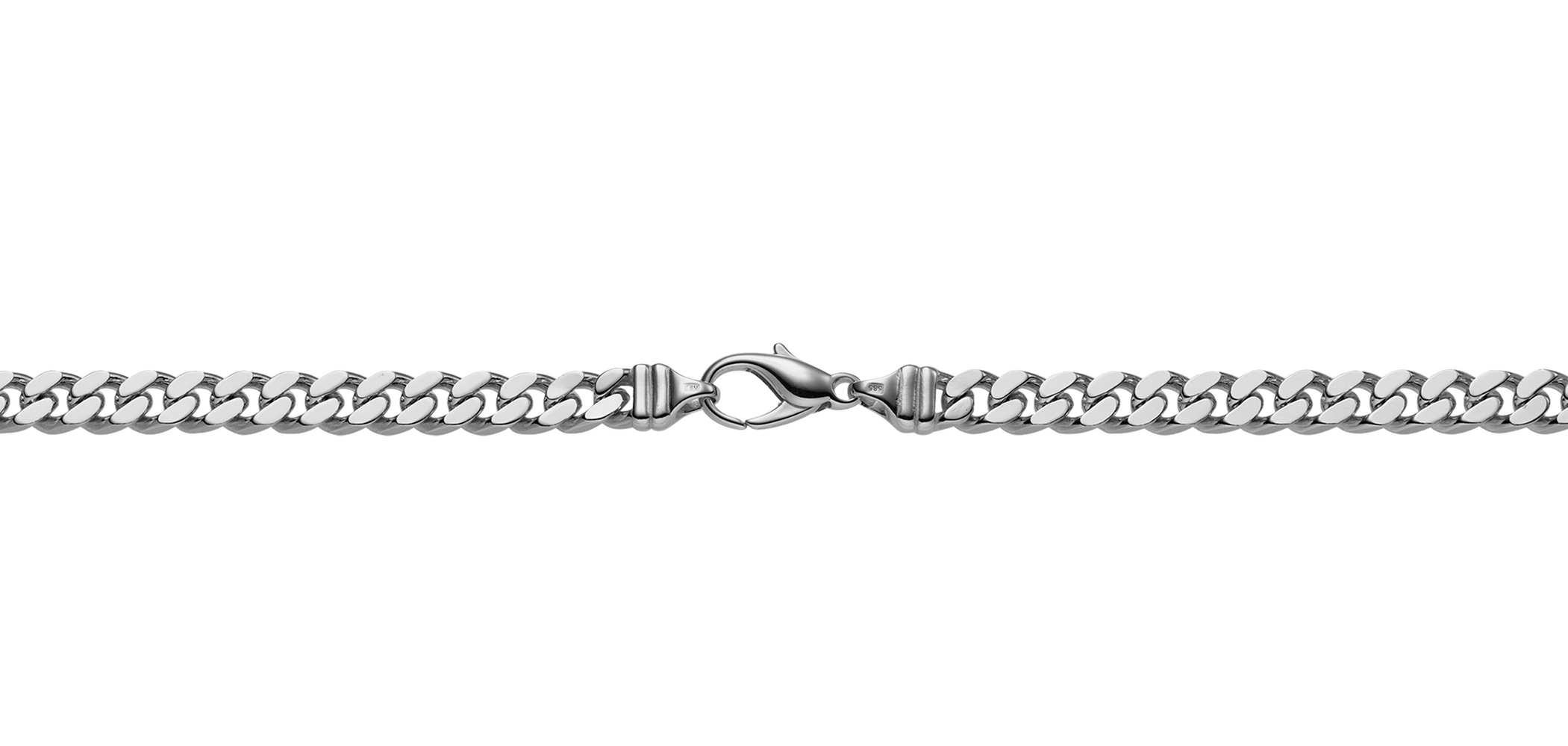 Brogle Classic Panzerarmband 4-seitig diamantiert 6mm Brogle Classic Panzerarmband 4-seitig diamantiert 6mm