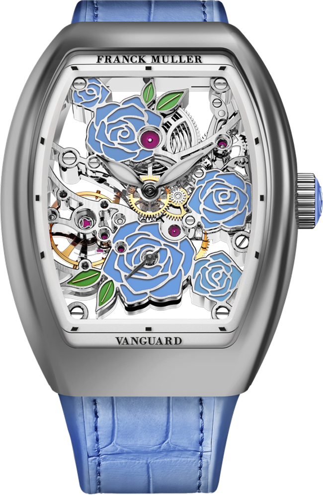 Franck Muller Vanguard Rose Skeleton 42.3 x 32mm Franck Muller Vanguard Rose Skeleton 42.3 x 32mm