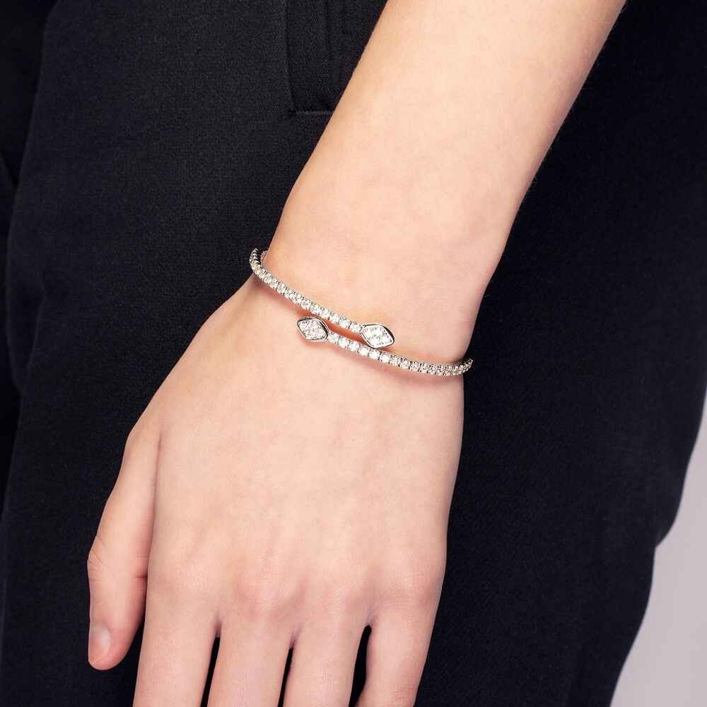 Brogle Selection flexible diamond bangle