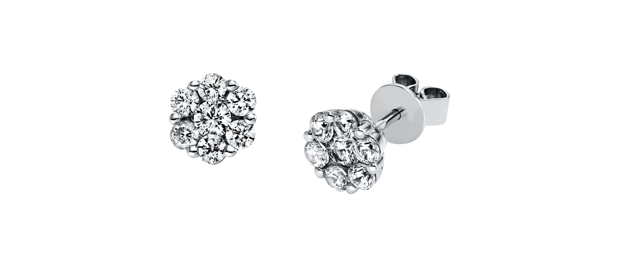 Brogle Selection Illusion Stud Earrings