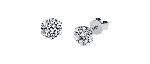 Brogle Classic diamond stud earrings Brogle Classic diamond stud earrings
