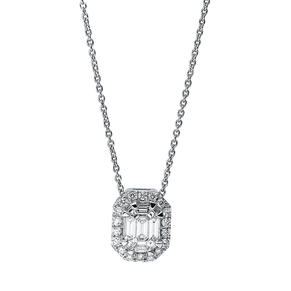 Brogle Classic necklace with diamond pendant Brogle Classic necklace with diamond pendant