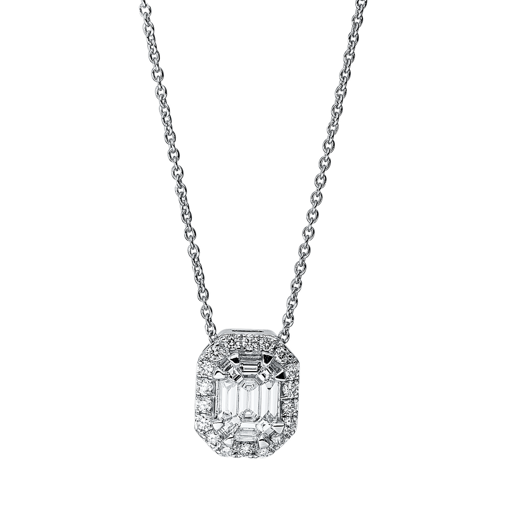 Brogle Classic necklace with diamond pendant Brogle Classic necklace with diamond pendant