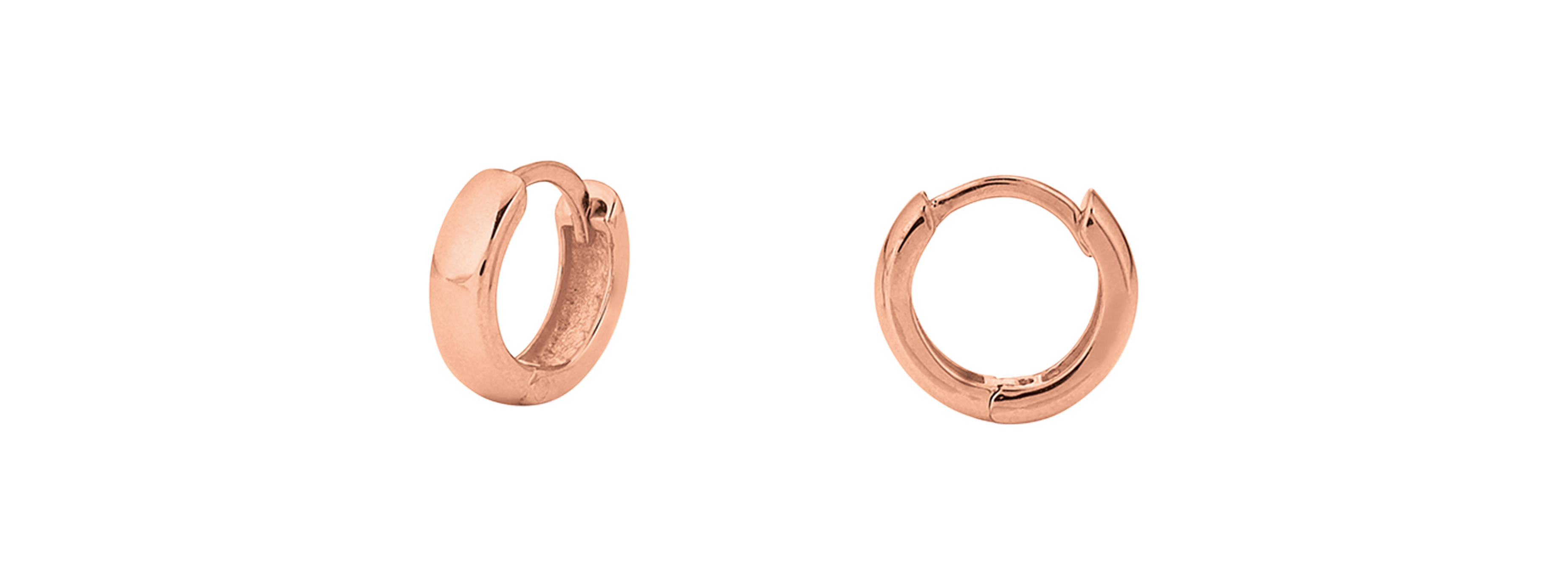 Brogle Classic gold hoop earrings Brogle Classic gold hoop earrings