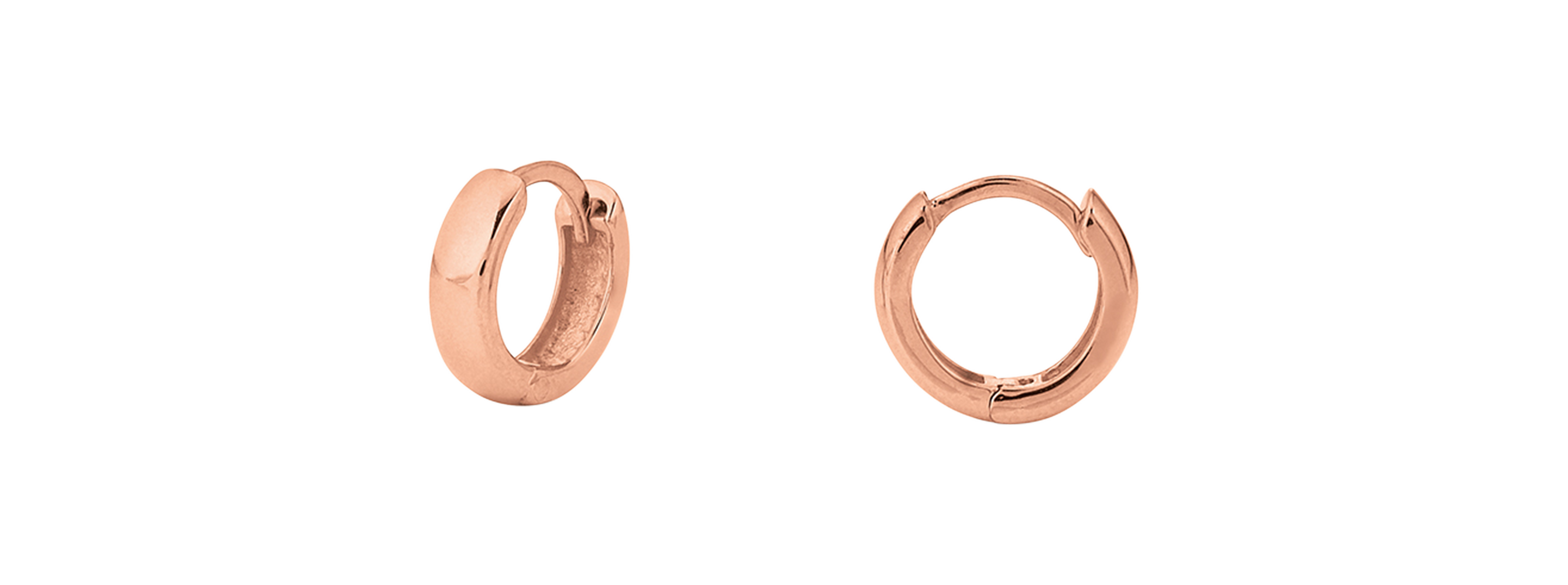 Brogle Classic gold hoop earrings Brogle Classic gold hoop earrings