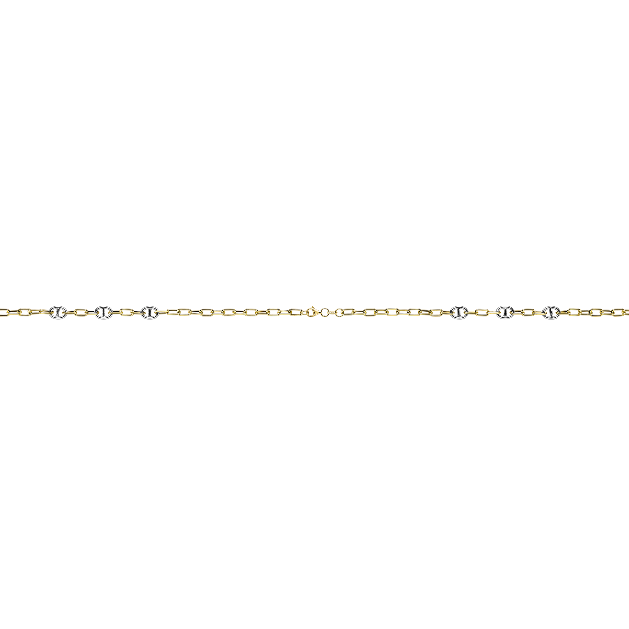 Brogle Classic Bicolour fancy chain 4mm Brogle Classic Bicolour fancy chain 4mm