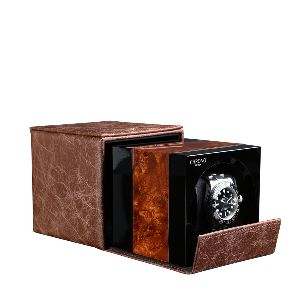 Chronovision Watch Box One Travelbox - Brown Chronovision Watch Box One Travelbox - Brown