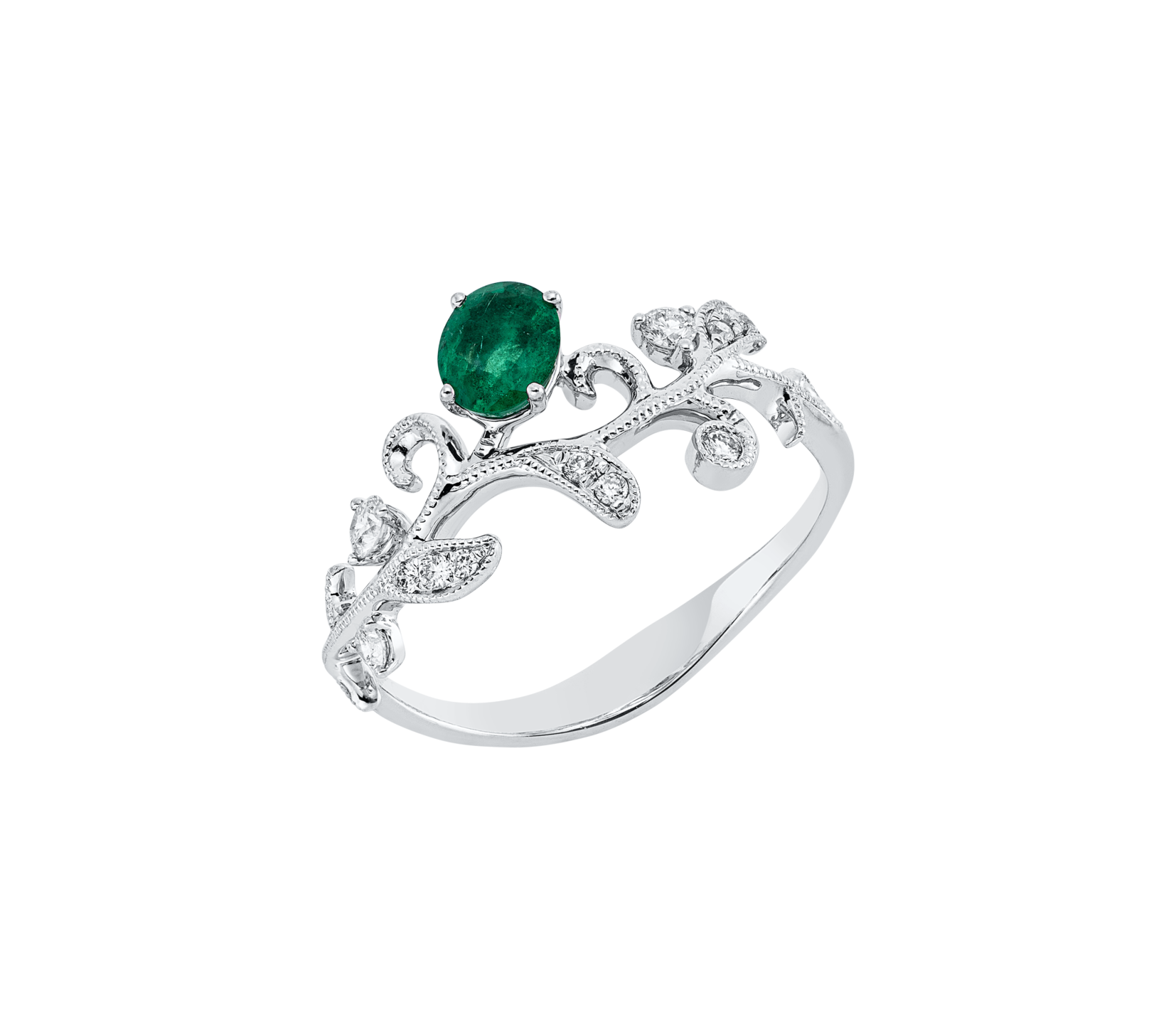 Brogle Classic emerald ring