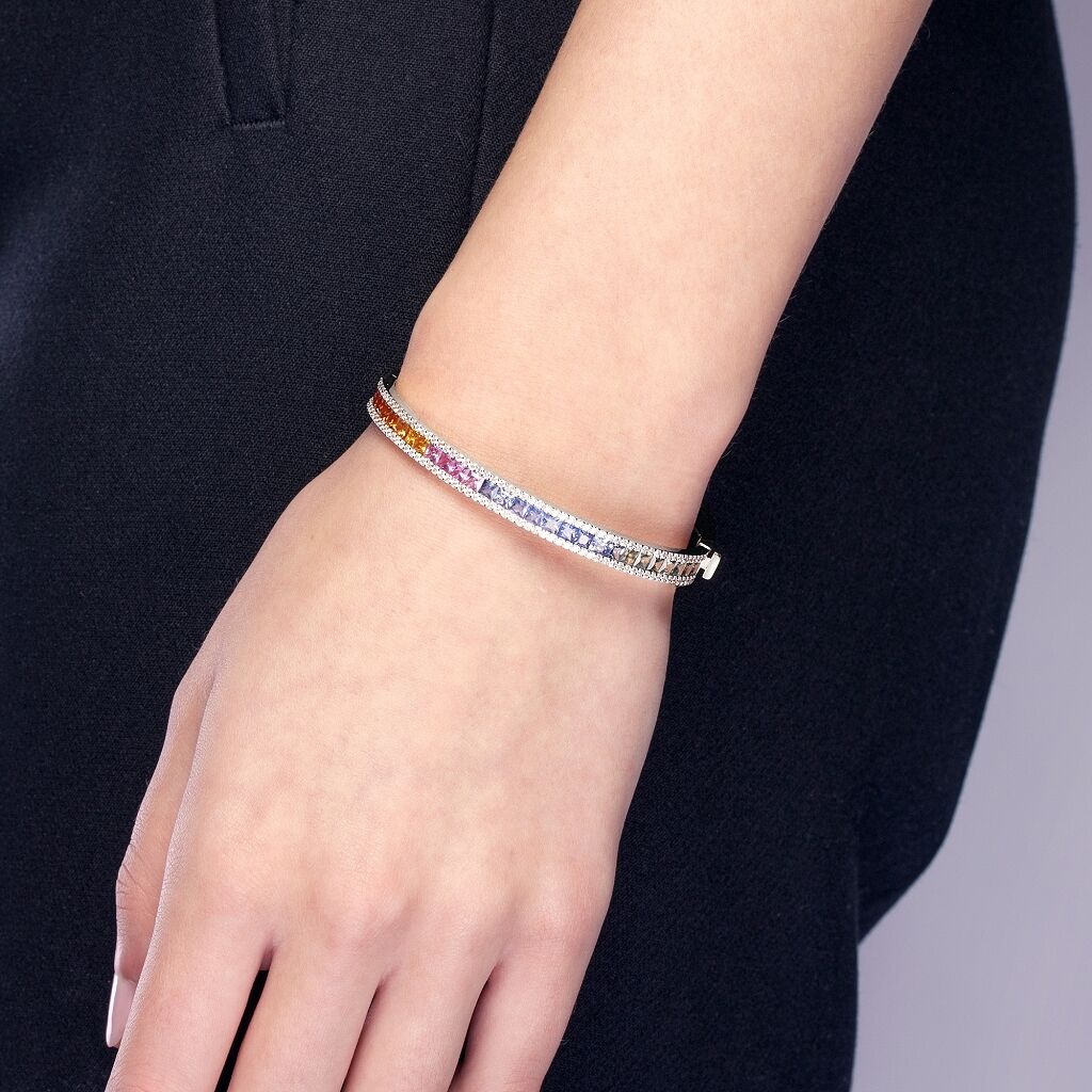 Brogle Selection sapphire bangle Rainbow Brogle Selection sapphire bangle Rainbow
