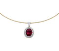 Brogle Selection Kette mit Rubinanhänger Brogle Selection Kette mit Rubinanhänger