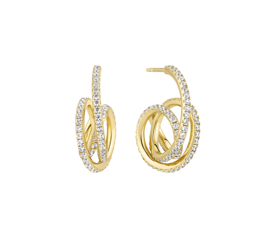 18 carat gold plated silver