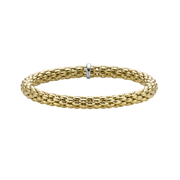 Brogle Selection gold bracelet flexible 6mm