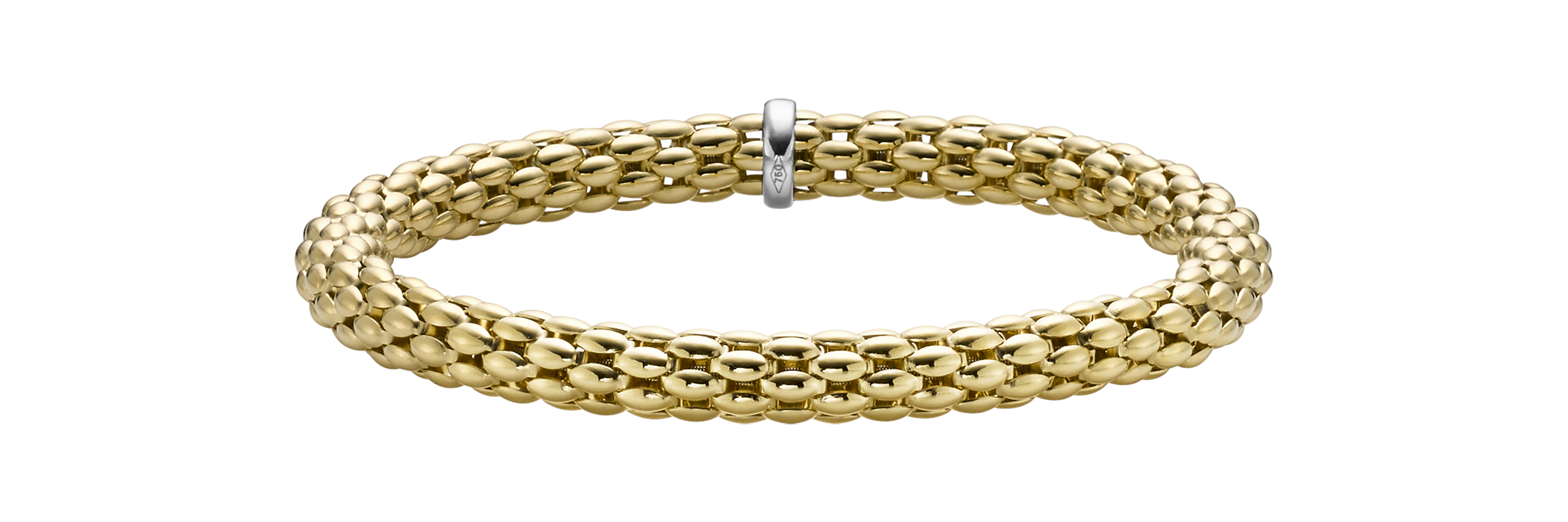 Brogle Classic gold bracelet flexible 6mm Brogle Classic gold bracelet flexible 6mm