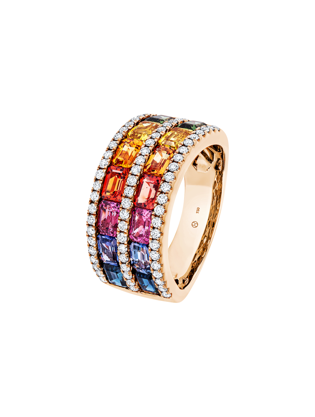 Brogle Selection sapphire ring Rainbow Brogle Selection sapphire ring Rainbow