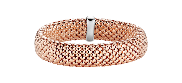 Brogle Classic gold bracelet flexible 14mm Brogle Classic gold bracelet flexible 14mm