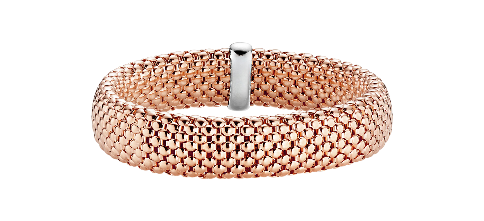 Brogle Classic gold bracelet flexible 14mm Brogle Classic gold bracelet flexible 14mm