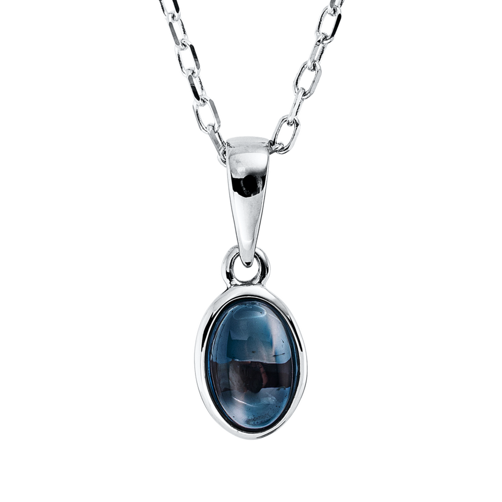 Brogle Classic necklace with London topaz pendant