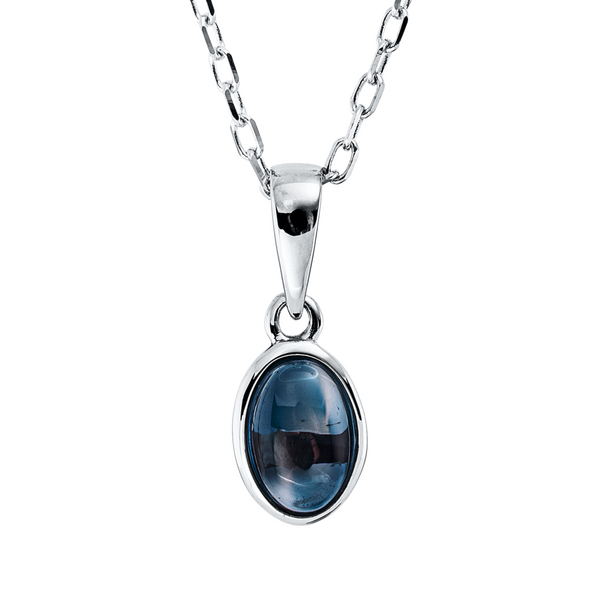 Brogle Classic necklace with London topaz pendant