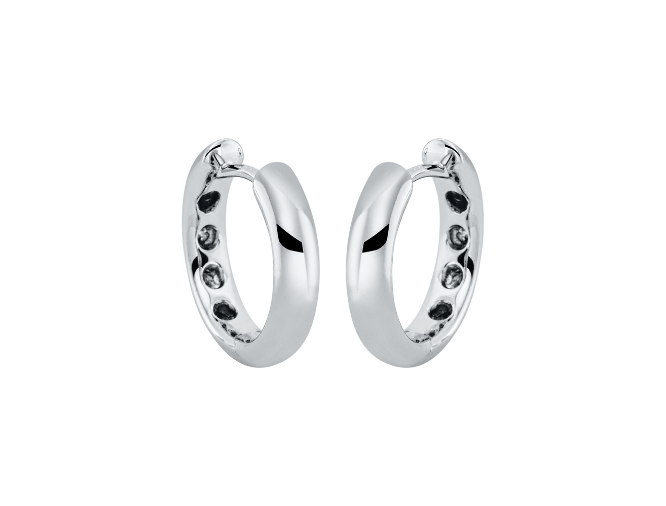 Brogle Classic gold hoop earrings Brogle Classic gold hoop earrings