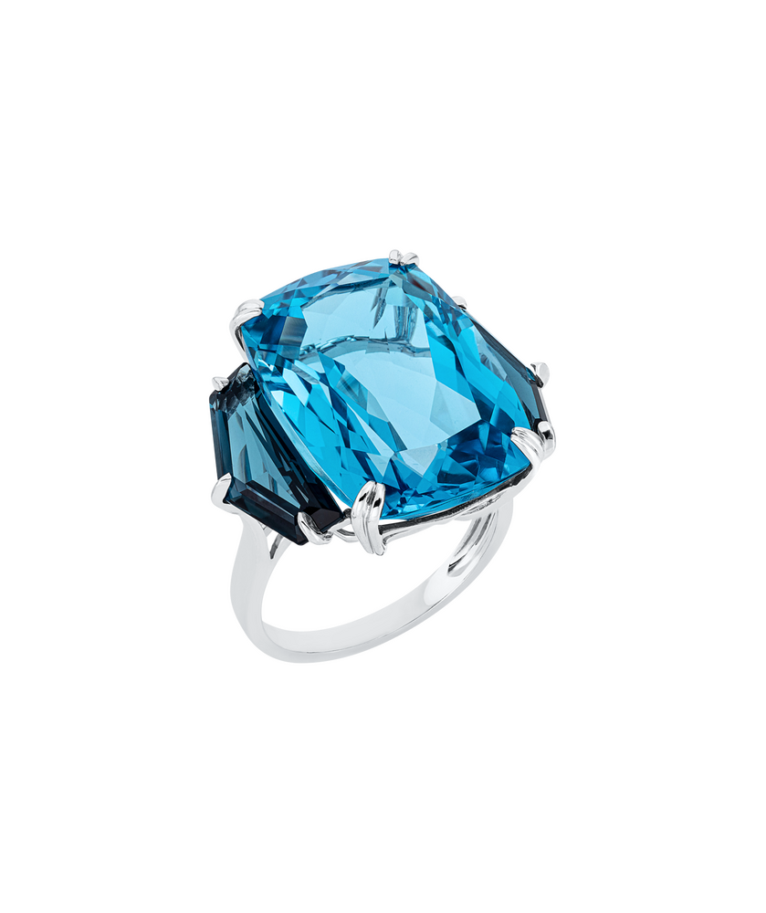 Brogle Classic colored stone ring