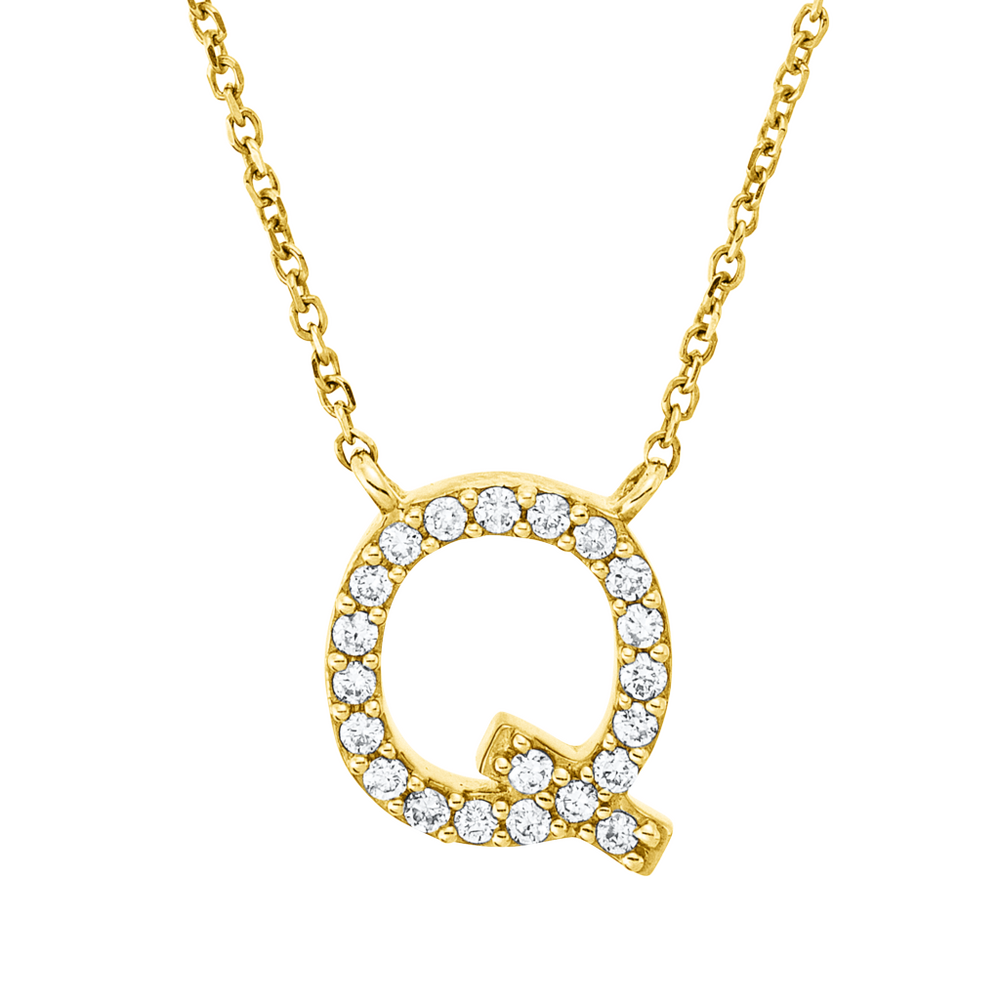 Brogle Classic necklace with diamond letters Q