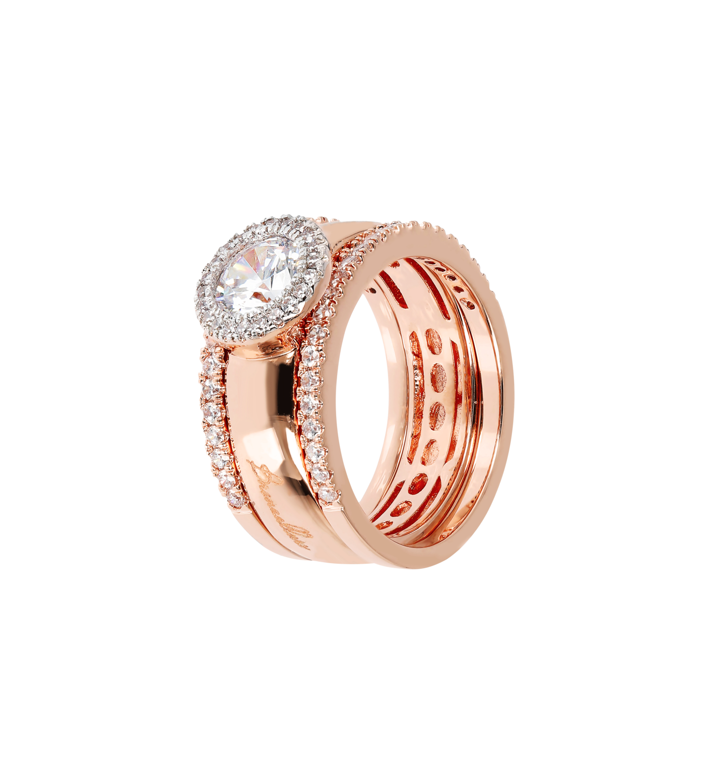 Bronzallure Altissima ring set Bronzallure Altissima ring set