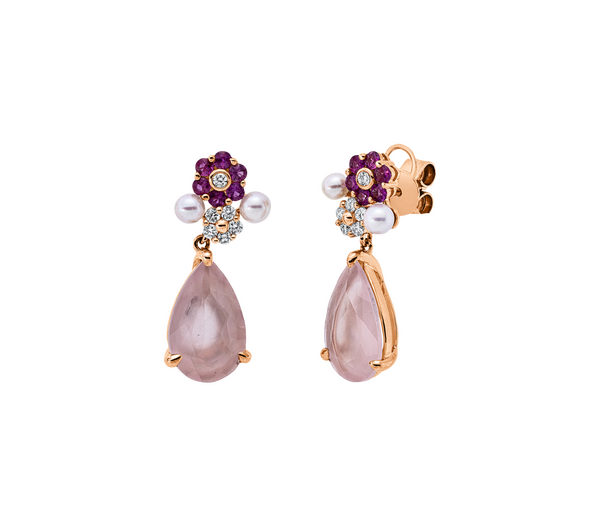 Brogle Classic colored stud earrings