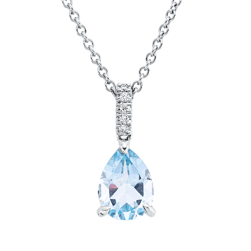 Brogle Classic Kette mit Sky-Topasanhänger