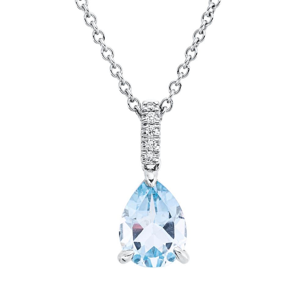 Brogle Classic Kette mit Sky-Topasanhänger