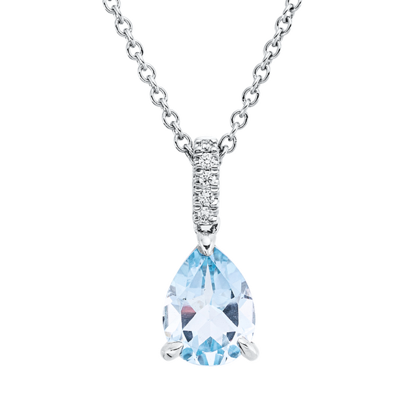 Brogle Classic Kette mit Sky-Topasanhänger