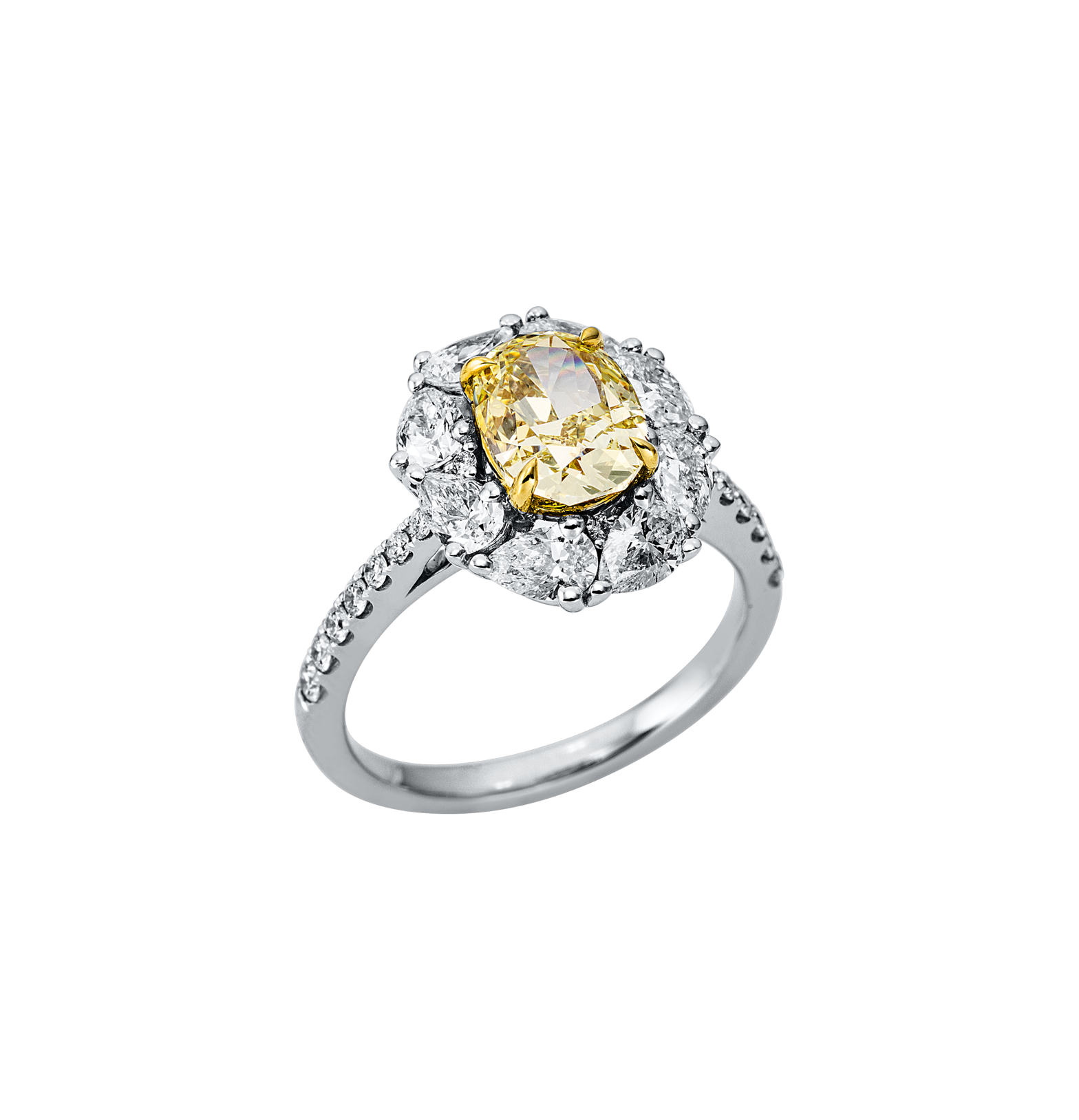 Brogle Selection Bicolor diamond ring