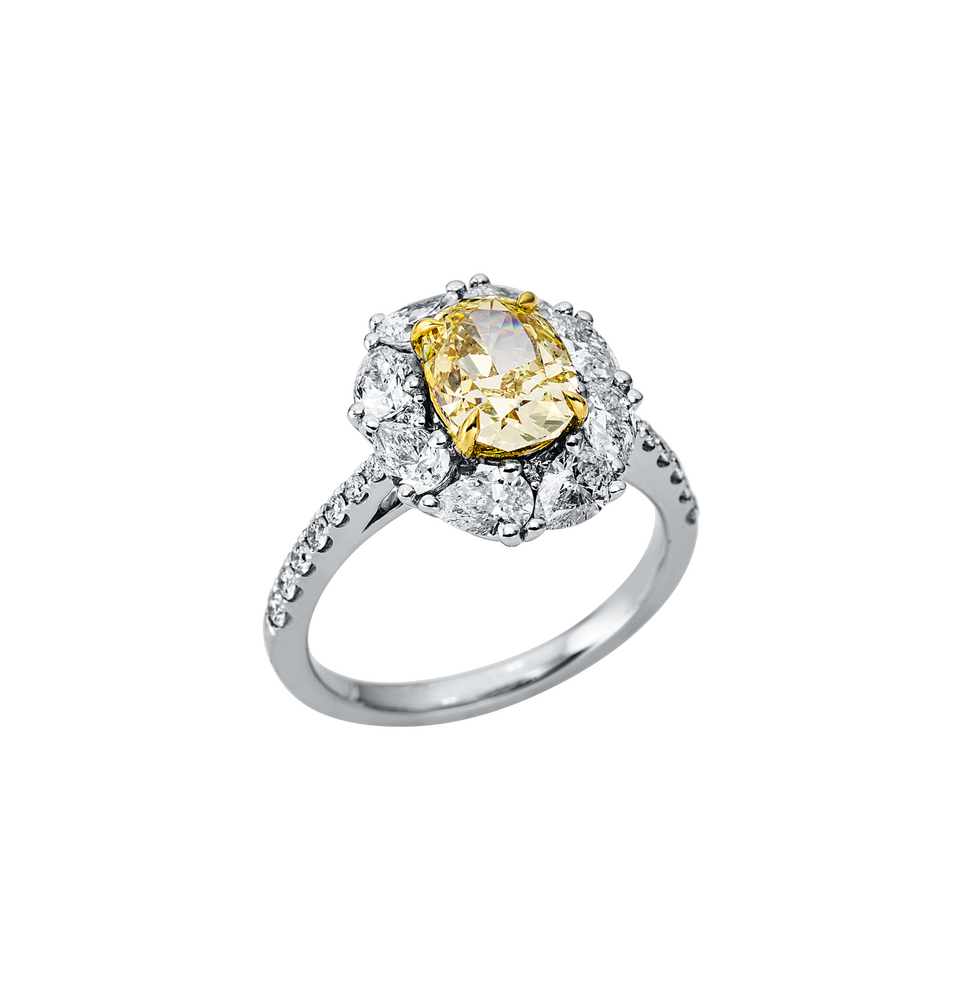 Brogle Selection Bicolor diamond ring