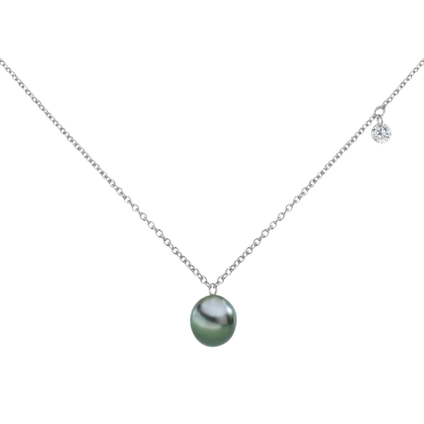Brogle Classic necklace with Tahitian pearl pendant Brogle Classic necklace with Tahitian pearl pendant