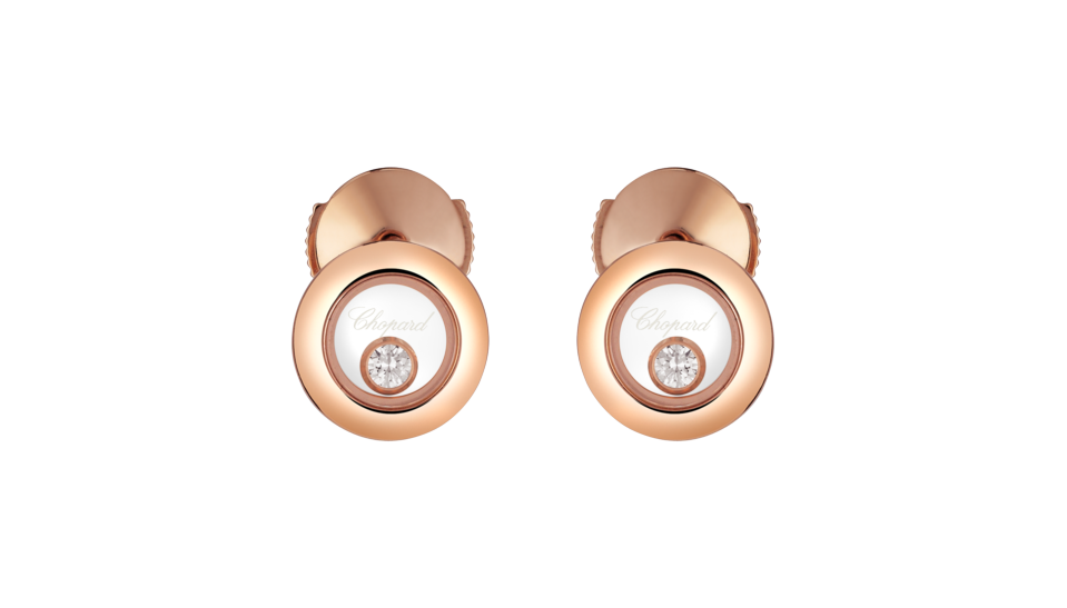 Chopard Icons Round Stud Earrings Chopard Icons Round Stud Earrings