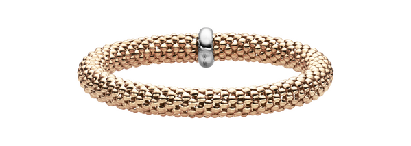 Brogle Classic gold bracelet flexible 8.5mm Brogle Classic gold bracelet flexible 8.5mm