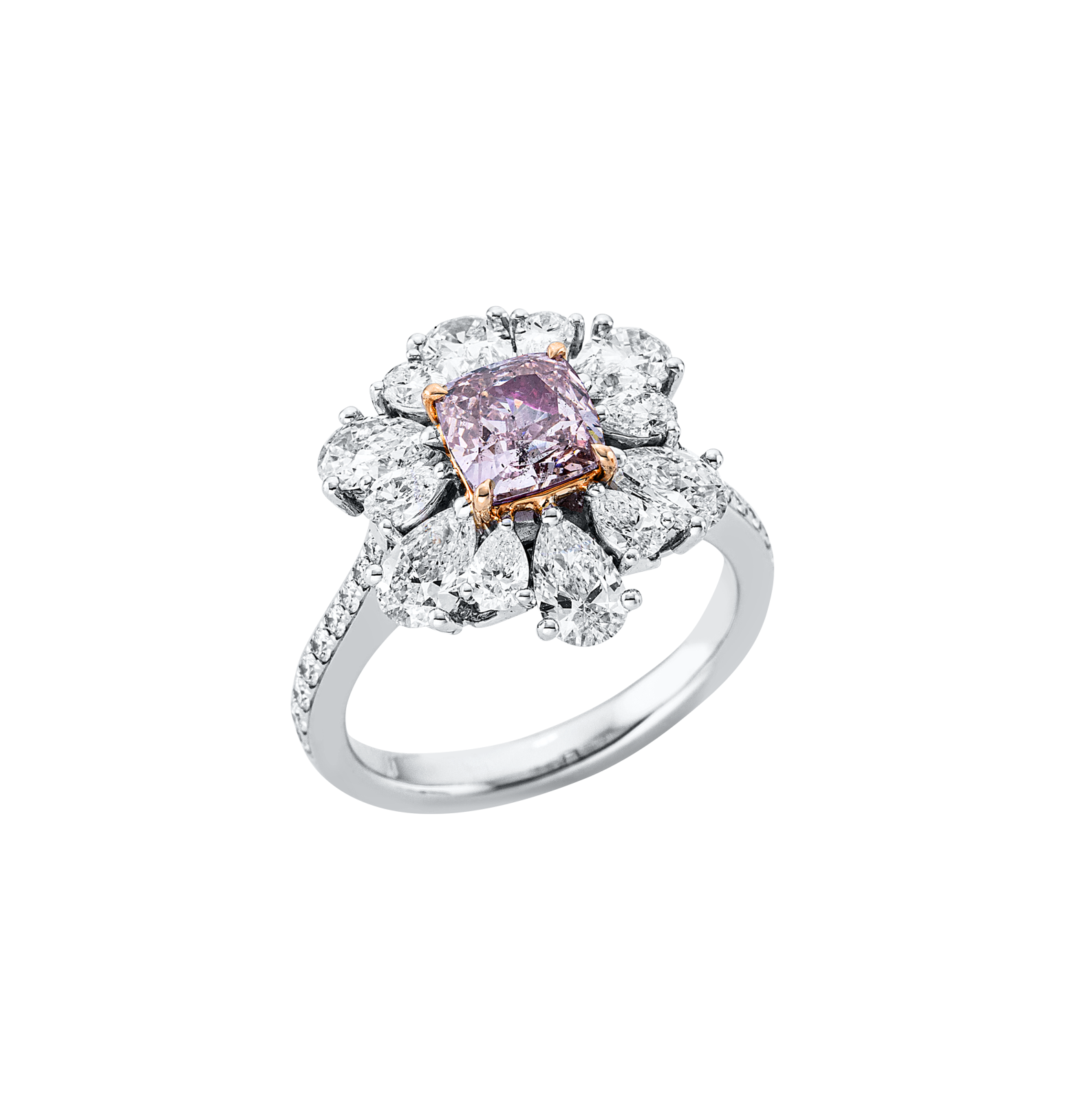 Brogle Selection Bicolor diamond ring