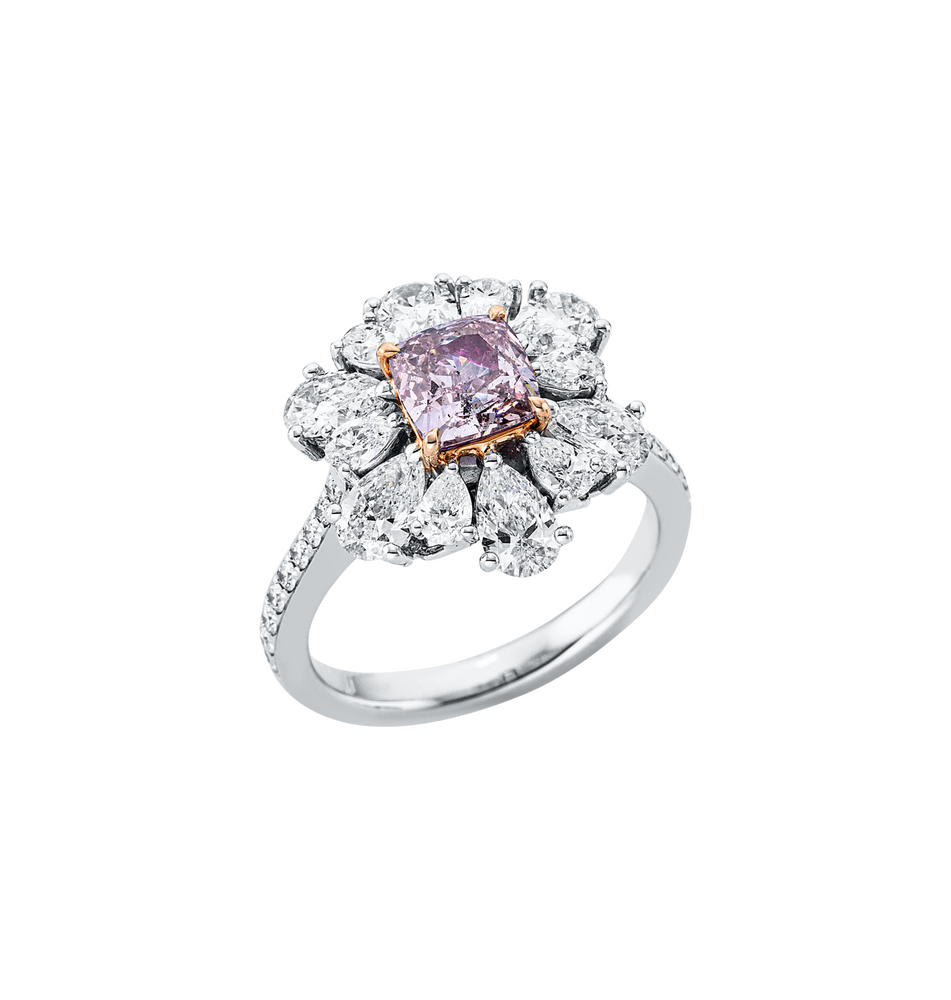 Brogle Selection Bicolor diamond ring