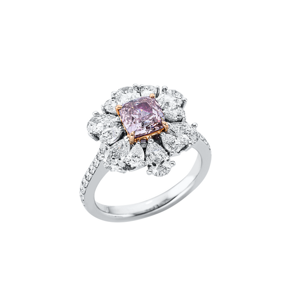 Brogle Selection Bicolor diamond ring