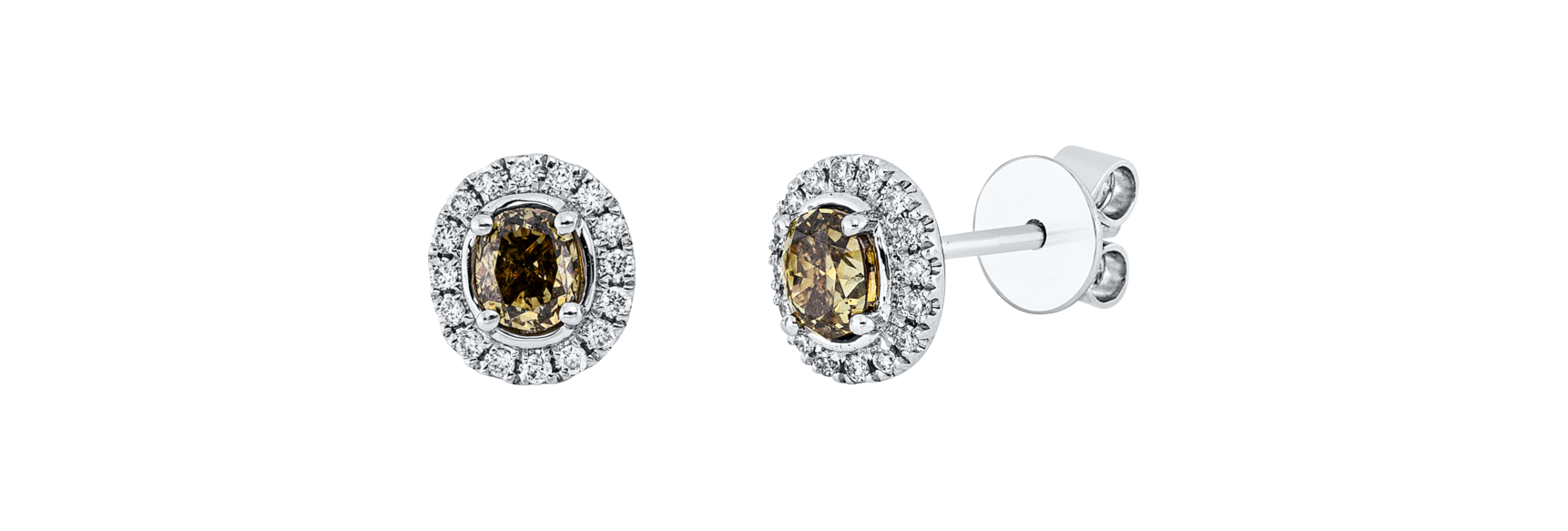 Brogle Classic diamond stud earrings