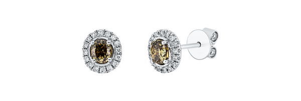 Brogle Classic diamond stud earrings