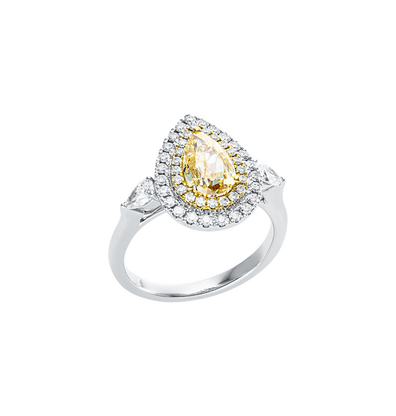 Brogle Selection Bicolor diamond ring