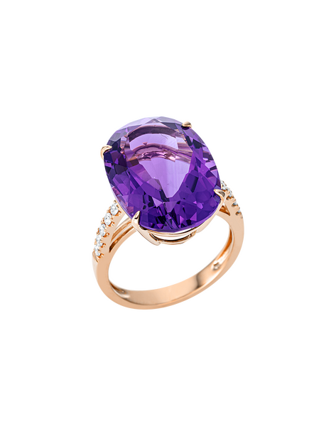 Brogle Classic Amethyst ring