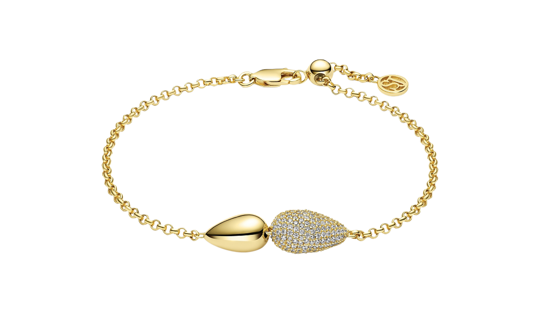 18 Karat vergoldetes Silber