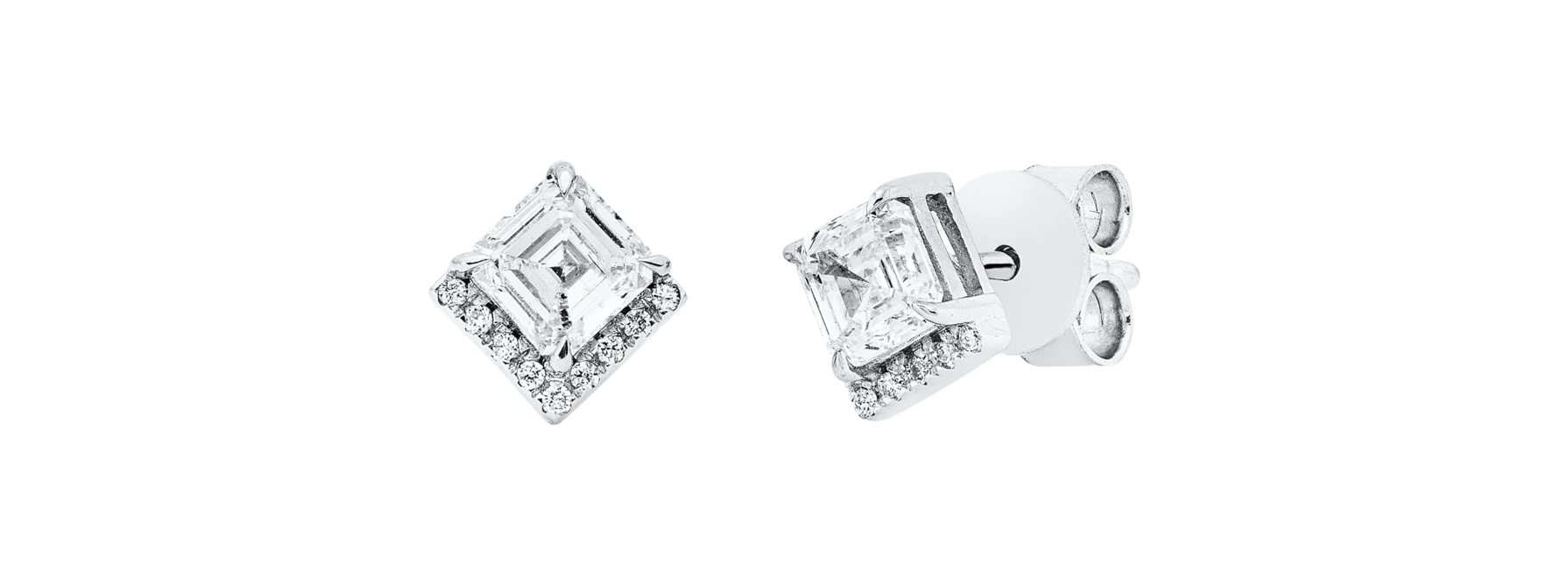 Brogle Classic diamond stud earrings Brogle Classic diamond stud earrings