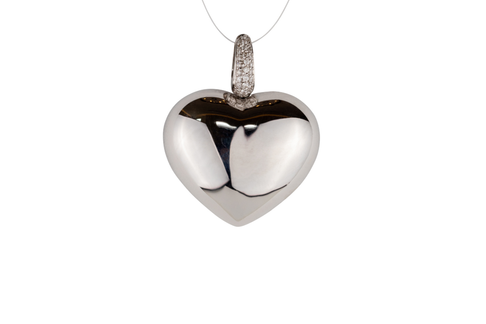 Brogle Selection Spirit heart pendant with diamonds